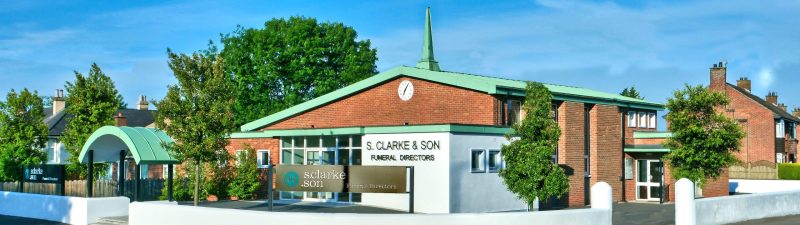 s clarke & son funeral directors building in Bangor